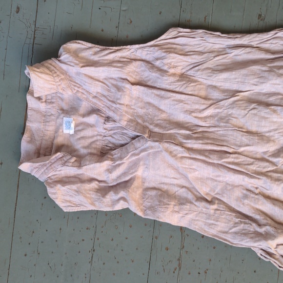 Sigrid Olsen sleeveless linen tunic top - Picture 2 of 6